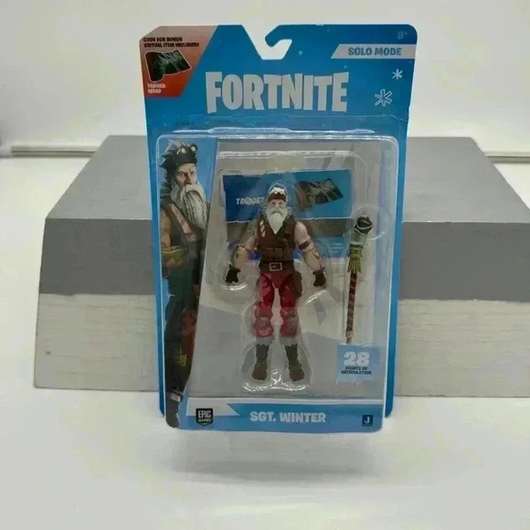 Fortnite Solo Mode #301 Winter Series 1 Sgt. Winter 4" - Picture 1 of 6